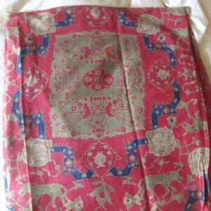 Ralph Lauren Blue Label CONSERVATORY Exotic Print Queen Flat Sheet